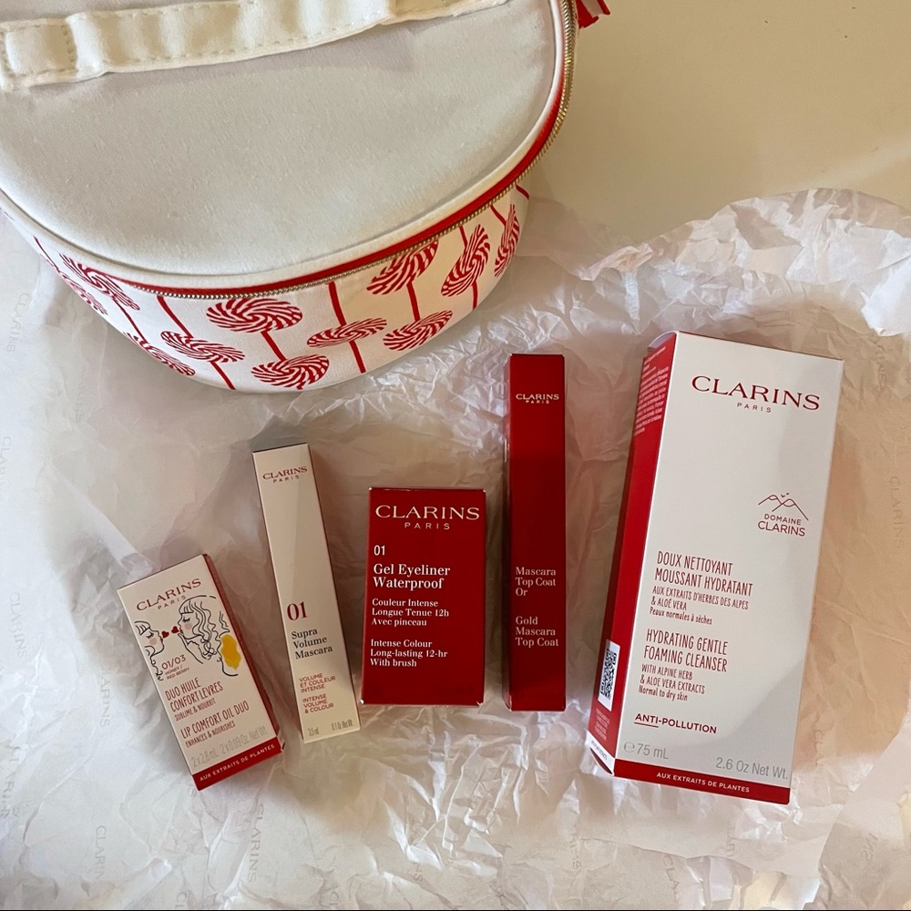 Brand new 6-piece Clarins mini set
